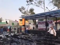 La violencia finalizó cuando elementos de la policía capitalina llegaron al lugar en la colonia Villa Quietud. TWITTER / @_sede_mx