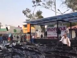 Su condición era grave debido a que la crisis desencadenó una hemorragia cerebral. TWITTER / @_sede_mx