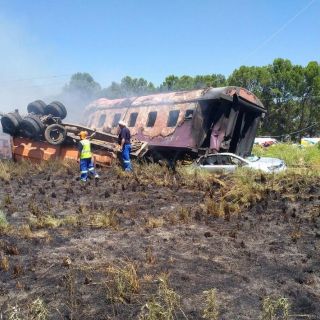 Accidente de tren en Sudáfrica deja al menos 100 heridos