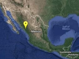 El movimiento telúrico tuvo su epicentro a 59 kilómetros al este de Culiacán. TWITTER/@SSNMexico