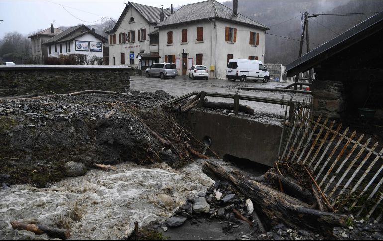 Las tormentas han causado inundaciones en muchas partes de Alemania y se pronostica más lluvia para el viernes en Francia y el país anterior. AFP / P. Desmazes