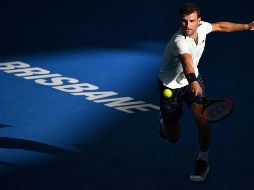 El talentoso jugador de Camberra, de 22 años, progresó hasta la final tras remontar ante Grigor Dimitrov. AFP/S. Khan