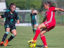 Con sólo dos minutos de partido, las rojinegras se ven abajo en el marcador, pero logran darle la vuelta al resultado. TWITTER/@AtlasFCFemenil