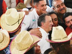 Para el recuerdo. El precandidato José Antonio Meade, en la conmemoración del 103 aniversario de la promulgación de la Ley Agraria. NTX