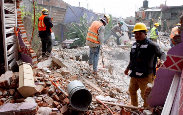 Se estima que la reconstrucción tras los sismos ascenderá a 48 mil millones de pesos. NTX/ARCHIVO