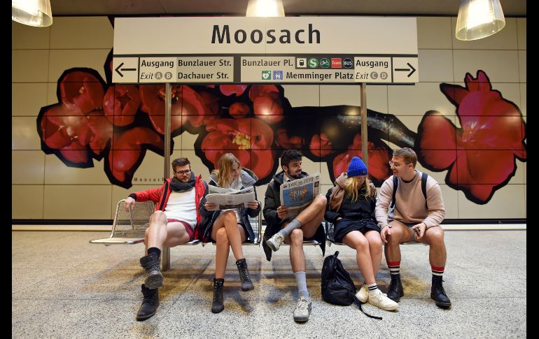 Desde la estación Moosbach en Munich, Alemania.