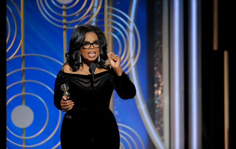 Oprah Winfrey  recibió el premio Cecil B. de Mille por ser 