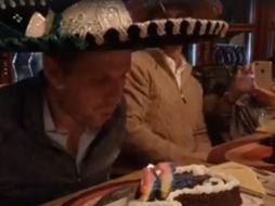 Eric festejó el sábado en el restaurante de comida mexicana Guadalajara, que se ubica en Briarcliff Manor, Nueva York. FACEBOOK / Lynne Patton