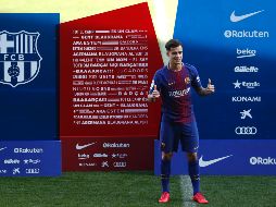 Este lunes salta al campo con una camiseta azulgrana con su nombre a la espalda, pero sin dorsal, que podría ser el 7 si finalmente abandona el equipo en este mercado de invierno el turco Arda Turam.AP / M. Fernandez