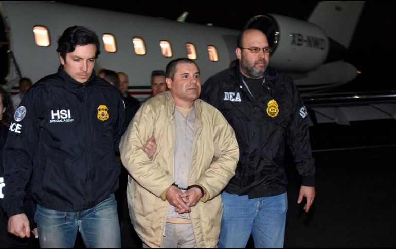 A finales de este mes, se cumplirá un año desde que Joaquín Guzmán Loera fue extraditado. AP / ARCHIVO