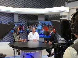 El precandidato del tricolor a la Presidencia de la República conminó a los queretanos a participar de las propuestas que ayudarán a conformar su proyecto de gobierno. TWITTER / @JoseAMeadeK