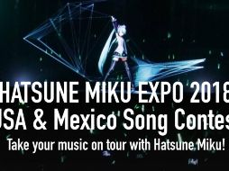 Los boletos para el show de la sensación musical japonesa estarán a la venta el miércoles 10 de enero. ESPECIAL / mikuexpo.com/usamx2018/contest