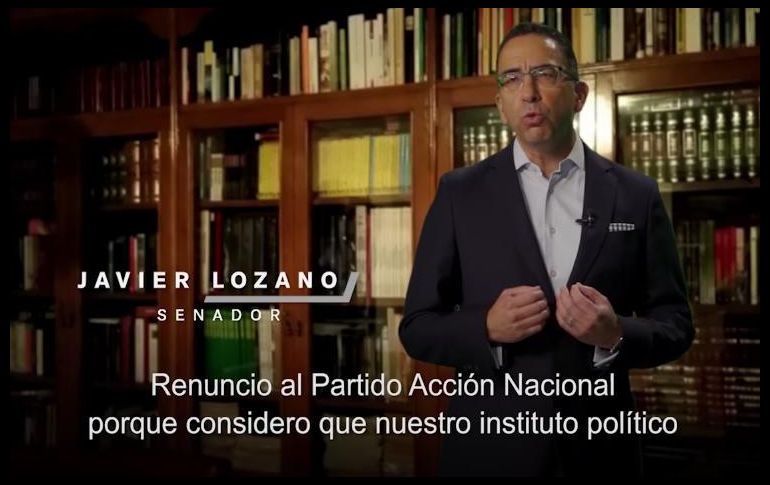 Herrera indicó que la decisión de Javier Lozano (foto) se da en un contexto político electoral no le es favorable para sus pretensiones políticas en Puebla. YOUTUBE  / Fundación Lozano A.C.