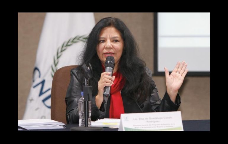 Elsa Conde, directora del Programa de Asuntos de la Mujer y de Igualdad entre Mujeres y Hombres de la CNDH. SUN / CNDH