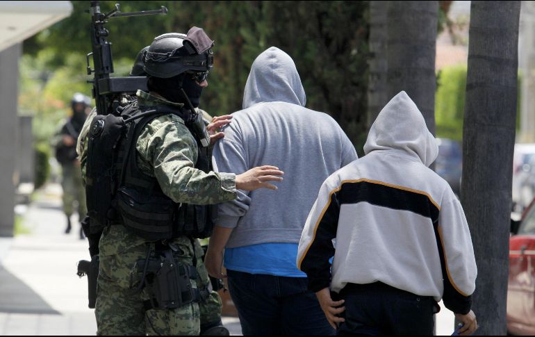 Los sujetos fueron detenidos en el municipio de Tecalitlán, Jalico. EFE/ ARCHIVO