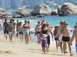 El edil aseguró que los tres órdenes de gobierno trabajan para garantizar la seguridad a los turistas en Acapulco. NTX/ARCHIVO