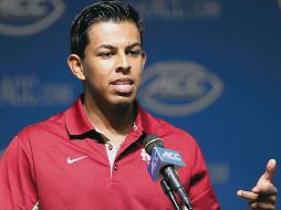 De regreso. Tras un 2017 para el olvido, Roberto Aguayo enfrenta un nuevo reto ahora defendiendo los colores de los Chargers. AP