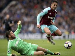 Hernández ha anotado solo cuatro goles con los Hammers. AP/ARCHIVO
