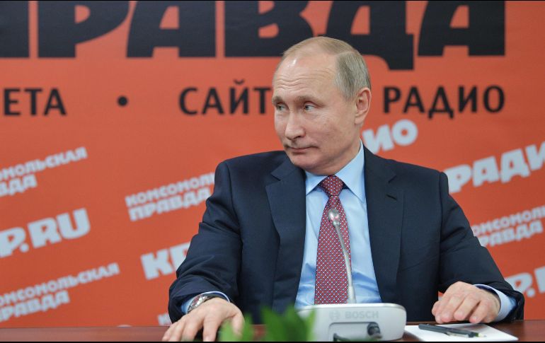 Metido de lleno en campaña electoral, Putin disparó algunas balas contra Estados Unidos. AFP / A. Druzhinin