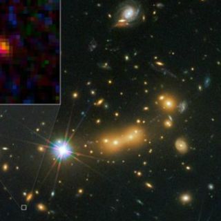 Telescopios Hubble y Spitzer fotografían la galaxia más lejana