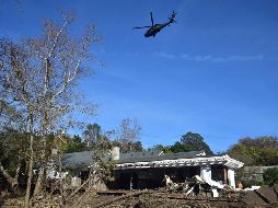 Los deslizamientos fueron el legado de los feroces incendios de hace apenas un mes en California. AFP/ F. Brown