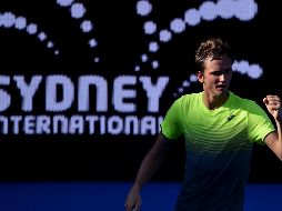 Daniil Medvedev eliminó a Fabio Fognini para acceder a la Final. AFP/P. Parks