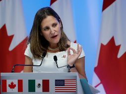 La ministra de Asuntos Exteriores de Canadá, Chrystia Freeland, dio a conocer la postura de su país ante lo propuesto por Trump. EFE/Archivo