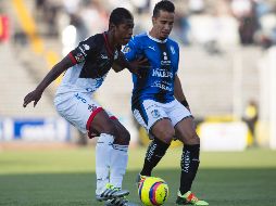 Sanvezzo anotó el primer tanto de los Gallos al minuto 44 tras un error defensivo de la BUAP. MEXSPORT/ISABEL