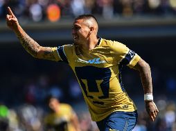 Al minuto seis, Castillo abrió el marcador para los felinos. AFP / R. Schemidt