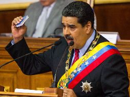 Maduro expresó su deseo de medirse en las urnas con la oposición en las elecciones presidenciales que por mandato constitucional deben realizarse este año. EFE / C. Hernández