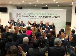 Anteriormente la coalición se llamó “Meade Ciudadano por México”, pero el INE pidió cambiarlo pues incluía el apellido del precandidato. TWITTER / @GloriaHimelda01