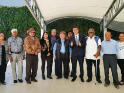Festejo. Compositores durante la comida de celebración. EL INFORMADOR/R. Romero