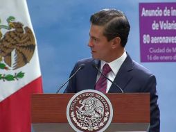 “Tenemos que mantenernos en un ritmo de desarrollo y crecimiento hacia adelante”, afirmó Peña. TWITTER/@PresidenciaMX