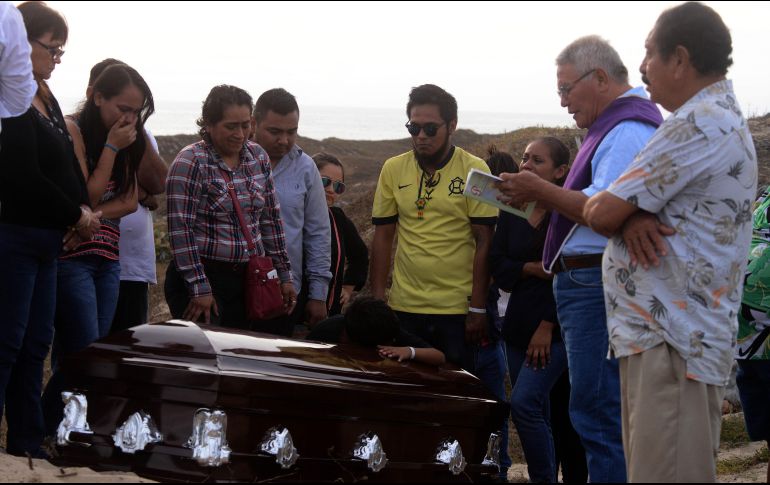 Domínguez fue asesinado el pasado 13 de enero cuando iba en su vehículo.  AFP / F. Robles