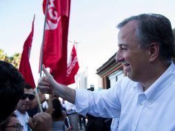 “El muro no es un tema de números sino de dignidad y respeto entre nuestros pueblos”, dijo Meade en su red social. NTX / E. Jaramillo