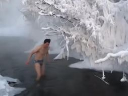 Toma un baño a 50 grados bajo cero