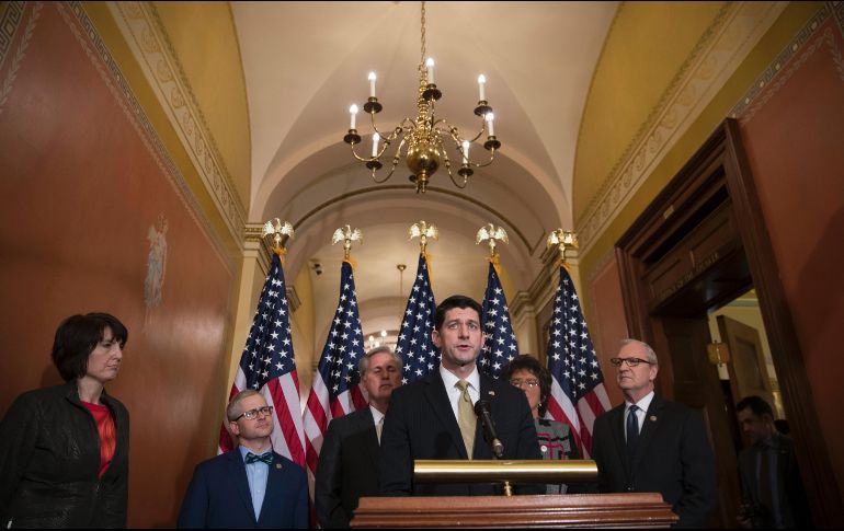 El presidente de la Cámara de Representantes, Paul Ryan, celebró el fallo. EFE/S. Thew