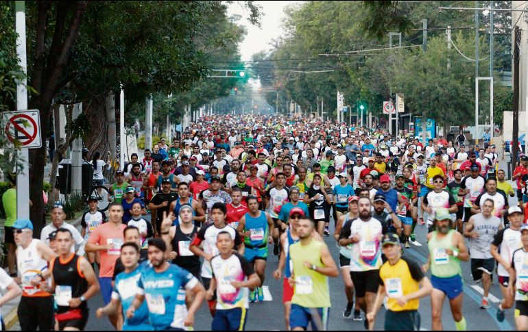 Tradición. El Maratón Internacional de Guadalajara se celebró por primera vez en 1984. EL INFORMADOR/A. Camacho