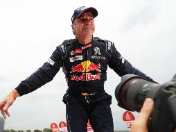 ''Me faltaba esta victoria, son más de cuatro años que iba detrás de esta victoria'', expresó Sainz, campeón del Dakar en 2010. EFE / D. Fernández