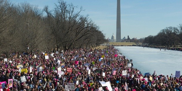 Miles protestan contra Trump en Washington en la ''Marcha de Mujeres''