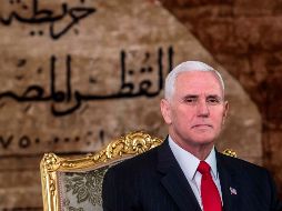 La llegada de Pence a la región incluye también visitas en Jordania e Israel, donde pasará los últimos dos días de su viaje. AFP / K. Desouki