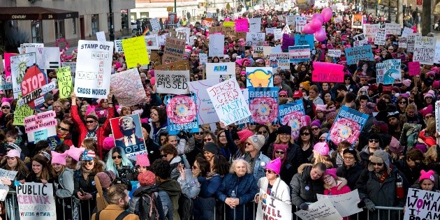 Famosas se unen a la "Marcha de las mujeres" 2018