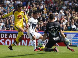 Los aficionados se quedaron con ganas de cantar los goles en uno de los partidos más esperados de la jornada 3. EFE/J. Núñez