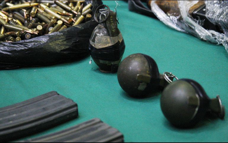 Las granadas de fragmentación, fueron enviadas por la empresa Lpe logistic Belden ubicada en Nuevo Laredo, Tamaulipas. EL INFORMADOR/ ARCHIVO