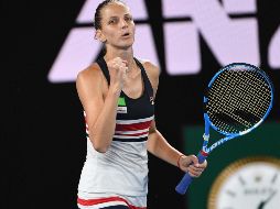 En dos y 41 minutos, después de haber perdido el primer set, Pliskova logró consolidar su victoria en la Rod Lover Arena. AFP / S. Khan