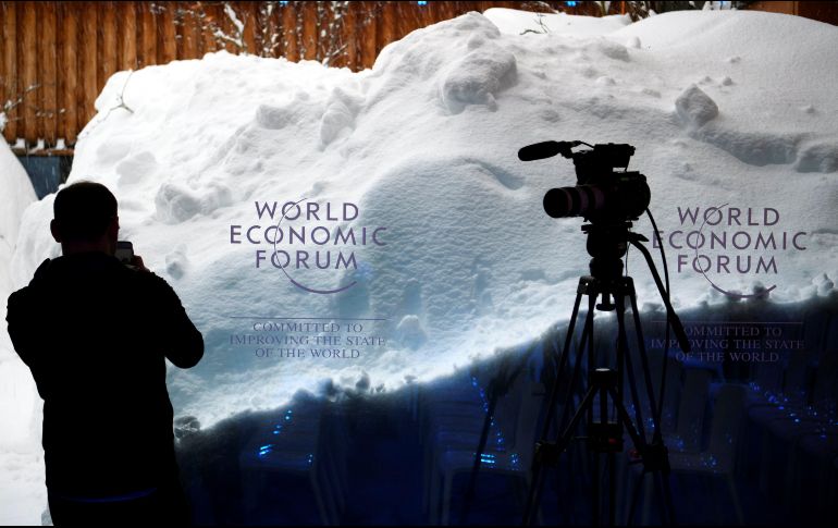 El Foro de Davos reúne a 70 jefes de Estado y de Gobierno, así como a centenares de líderes. EFE/L. Gillieron