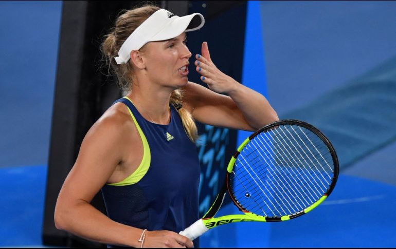 Luego de siete años, Wozniacki volvió a alcanzar la penúltima ronda de este Grand Slam. AFP / P. Crock