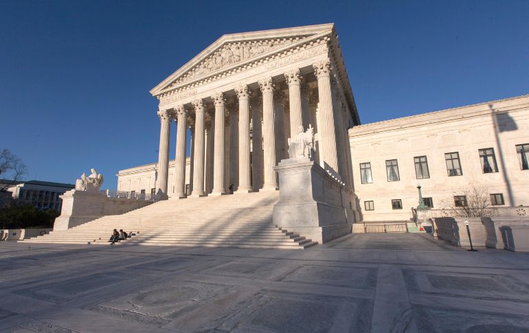 La Suprema Corte en Washington, D.C. Aunque  