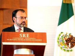 El canciller señaló en un “tuit” que pese a la decisión, México continuará con los esfuerzos diplomáticos para que se restaure la democracia en ese país. NTX / ARCHIVO