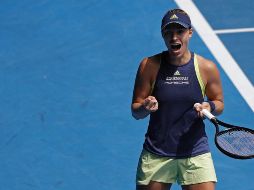 La alemana de 30 años ejerció un absoluto dominio ante Keys. AP / D. Alangkara